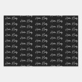 Neues Baby oder Baby Dusche Hallo Baby Geschenkpapier Set (Vorderseite 3)