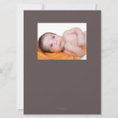 Neues Baby Schlafbär Ankündigung (Rückseite)