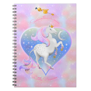 Neues Baby Unicorn Spiral Foto Notebook Notizblock