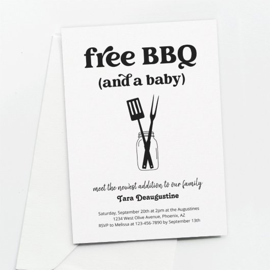 Neues Baby Welcome Party Meet & Greet, Sip & See Einladung