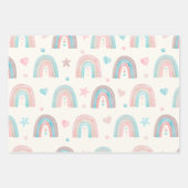 Neues Baby Wrapping Paper Set von 3 Geschenkpapier Set (Vorderseite 3)