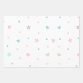 Neues Baby Wrapping Paper Set von 3 Geschenkpapier Set (Vorderseite 2)