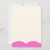 Neues Baby zu Dusche mit Liebe - Rosa Wasser Einladung (Rückseite)