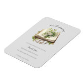 Neues Beginnbuch Brautparty Blumenbuch Magnet (Linke Seite)