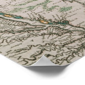 Neues Belgien, Platte aus "Atlas Contractus" c.167 Poster (Ecke)