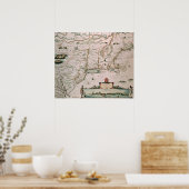 Neues Belgien, Platte aus "Atlas Contractus" c.167 Poster (Küche)