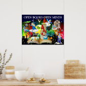 Neues besseres Lehrerlesen - Literaturplakat Poster (Küche)