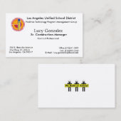 Neues Bild, Lucy Gonzalez, Los Angeles, CA 90017… Visitenkarte (Vorne/Hinten)