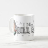 Neues Bill Clinton Karikatur-Portrait Kaffeetasse (Vorderseite Links)