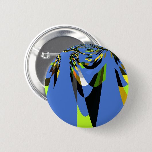 Neues Blau Button (Vorne & Hinten)