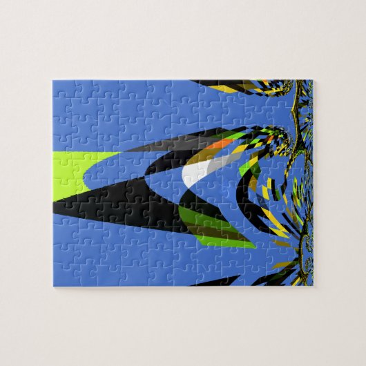 Neues Blau Puzzle (Horizontal)