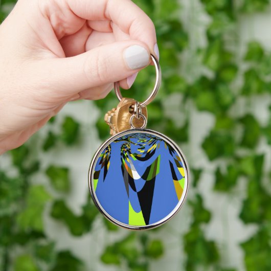 Neues Blau Schlüsselanhänger (Hand)