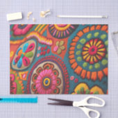 NEUES BOHEMIA 4 blendendes boho-Decodipage-Papier Seidenpapier (Handwerk)