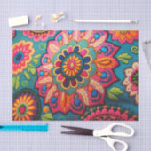 NEUES BOHEMIA 5 blendendes, boho-artiges Dcoupage- Seidenpapier (Handwerk)