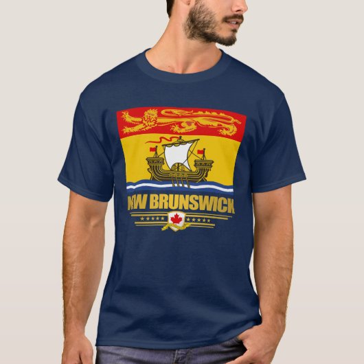 Neues Braunschweig-Flag-Apparel T-Shirt (Vorderseite)