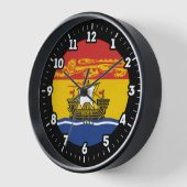 Neues Braunschweig-Flag-Grafisches Dial Uhr (Winkel)