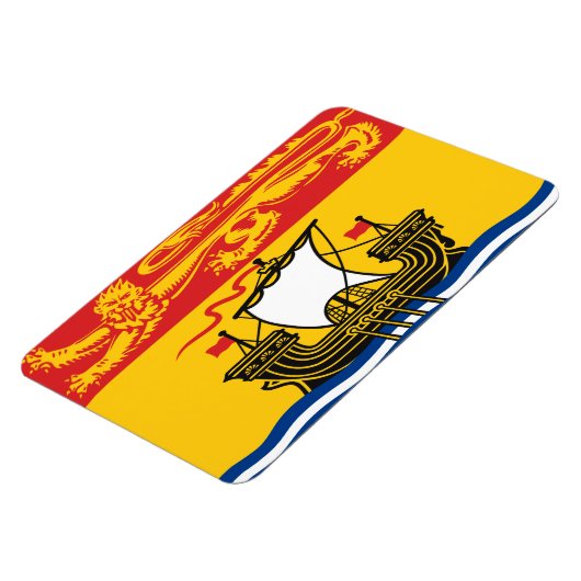 NEUES BRUNSWICK-Flag Magnet (Linke Seite)