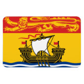 NEUES BRUNSWICK-Flag Magnet (Horizontal)