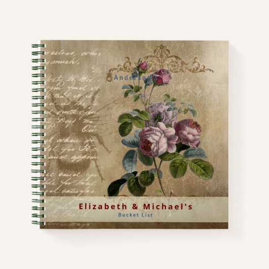 Neues BUCKET LIST Custom Notizblock (Vorderseite)
