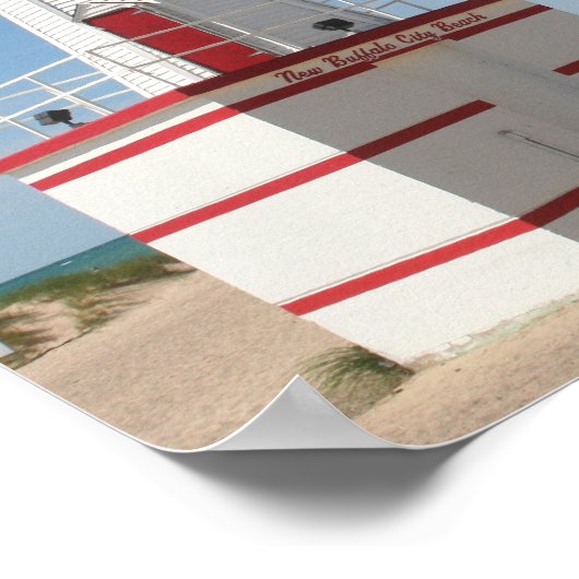 Neues Buffalo Lighthouse Poster (Ecke)