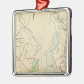 Neues Canaan, Rowayton Silbernes Ornament (Links)