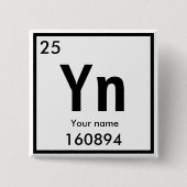 Neues chemisches Element Button (Vorderseite)