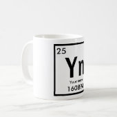 Neues chemisches Element Kaffeetasse (Vorderseite Links)