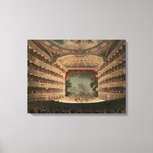 Neues Covent Garden Theater Leinwanddruck (Vorderseite)