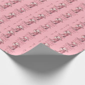 Neues Cowgirl in Town Geschenkpapier (Ecke)