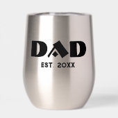 Neues Dad Geschenk Dad gegründet (Rückseite)