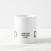 Neues DAD Geschenk Individueller Text DAD Gegründe Kaffeetasse (Mittel)