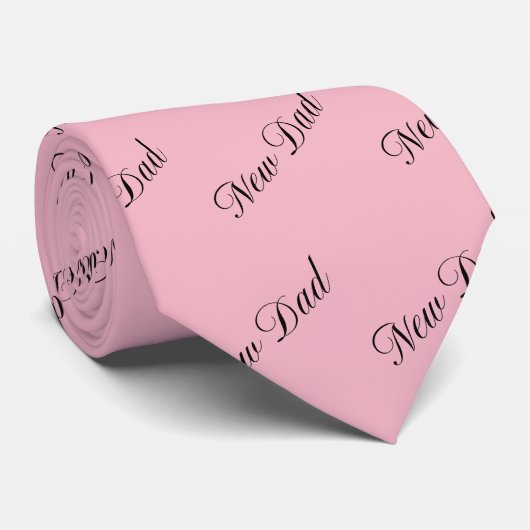 NEUES DAD PINK KRAWATTE (Gerollt)