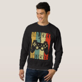 Neues Dad Vater Level Unlocks Gaming Sweatshirt (Vorne ganz)