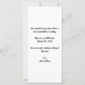 Neues Datum gerettet | Datum ändern | 3 FOTOS Karte (Rückseite)