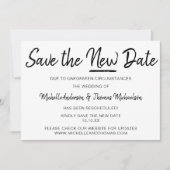 Neues Datum gerettet Save The Date (Vorderseite)