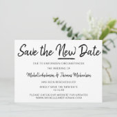 Neues Datum gerettet Save The Date (Stehend Vorderseite)