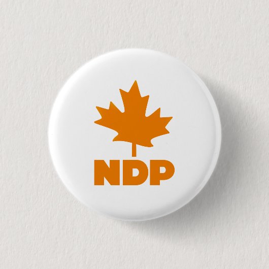 Neues demokratisches Party von Kanada Button (Vorderseite)
