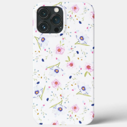 Neues Design Blume Muster iPhone Case (Rückseite)