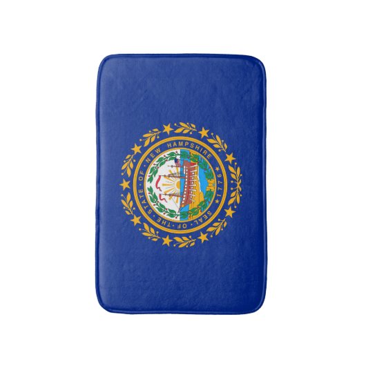Neues Design der Hampshire State Flag Badematte (Vorderseite Vertikal)