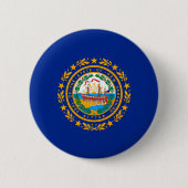 Neues Design der Hampshire State Flag Button (Vorderseite)