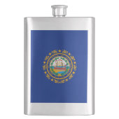 Neues Design der Hampshire State Flag Flachmann (Vorderseite)