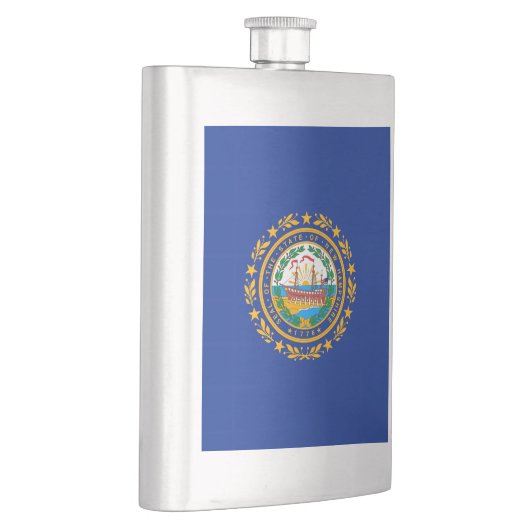 Neues Design der Hampshire State Flag Flachmann (Rechts)