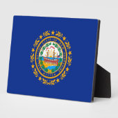 Neues Design der Hampshire State Flag Fotoplatte (Seite)