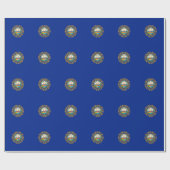 Neues Design der Hampshire State Flag Geschenkpapier (Flach)