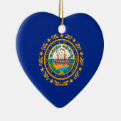 Neues Design der Hampshire State Flag Keramik Ornament (Rechts)