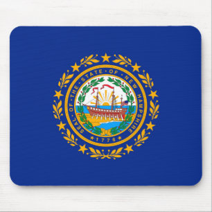 Neues Design der Hampshire State Flag Mousepad