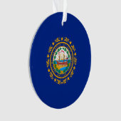 Neues Design der Hampshire State Flag Ornament (Vorderseite)