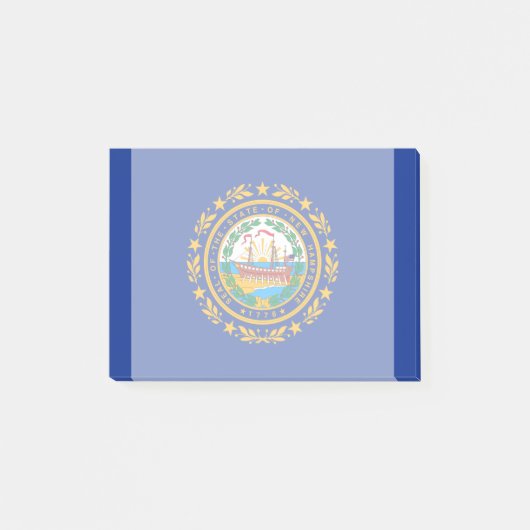 Neues Design der Hampshire State Flag Post-it Klebezettel (Vorderseite)