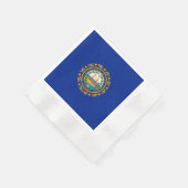 Neues Design der Hampshire State Flag Serviette (Ecke)