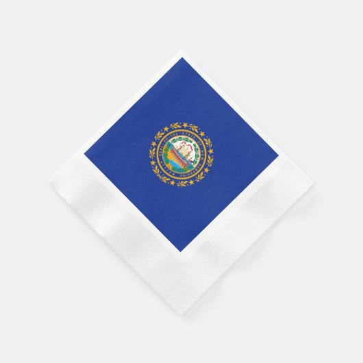 Neues Design der Hampshire State Flag Serviette (Ecke)